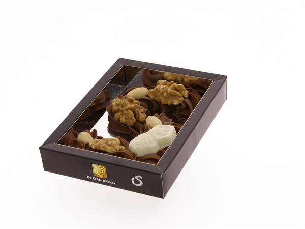 ROOMBOTERGESPOTEN CHOCOLADELETTER